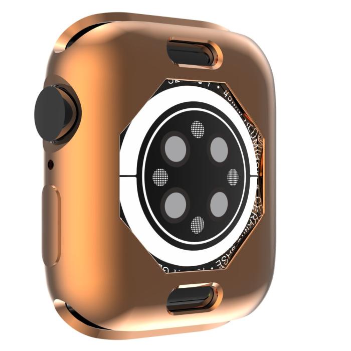 Bild 5,  Apple Watch 7/8 45mm Skal TPU Electroplate Roséguld