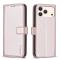 BINFEN BINFEN iPhone 17 Pro Fodral Läder Roséguld