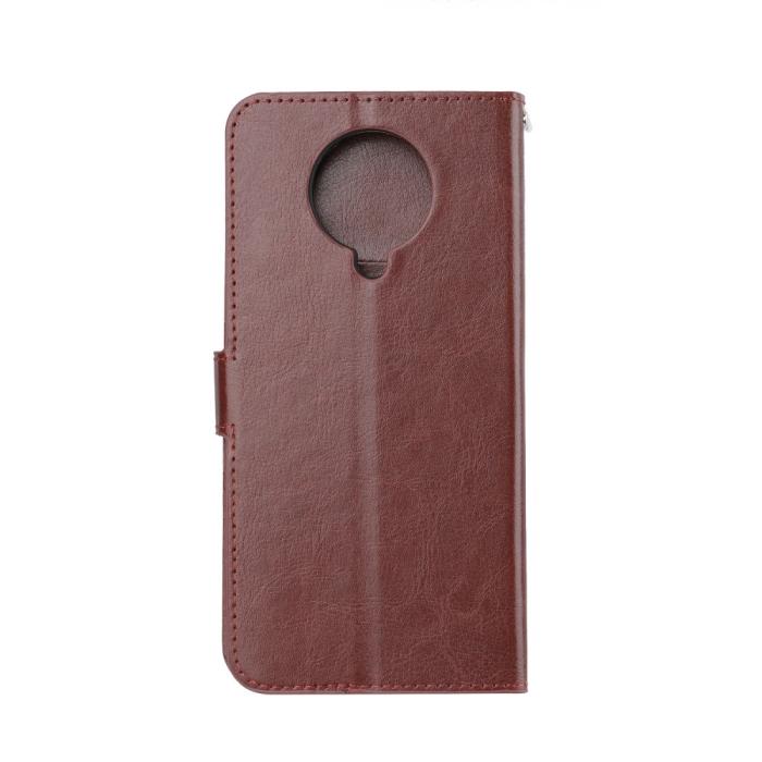 Bild 2,  Xiaomi Poco F2 Pro - Crazy Horse Plånboksfodral - Brun
