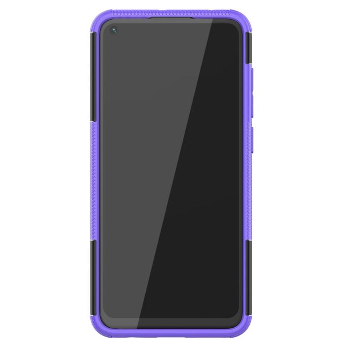 Bild 5,  Xiaomi Redmi Note 9 - Ultimata Stöttåliga Skalet med Stöd - Lila