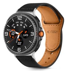 Tech-Protect Tech-Protect Galaxy Watch 8 40/44/46 mm Armband LeatherFit Svart