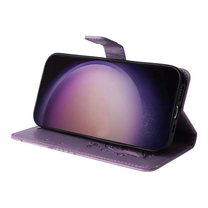 Bild 3,  Samsung Galaxy S24 Ultra Fodral Butterfly Lila