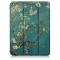  iPad Mini 2024/2021 Fodral Tri-Fold Pennhållare Peach Blossom