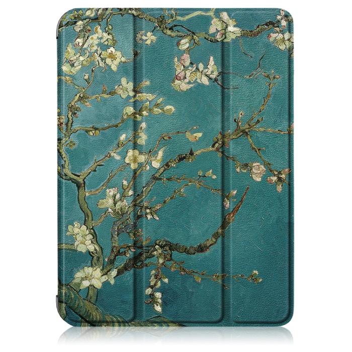 Bild 2,  iPad Mini 2024/2021 Fodral Tri-Fold Pennhållare Peach Blossom