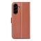  Samsung Galaxy A57 5G Fodral Litchi Läder Brun