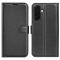  Samsung Galaxy A37 5G Fodral Litchi Läder Svart