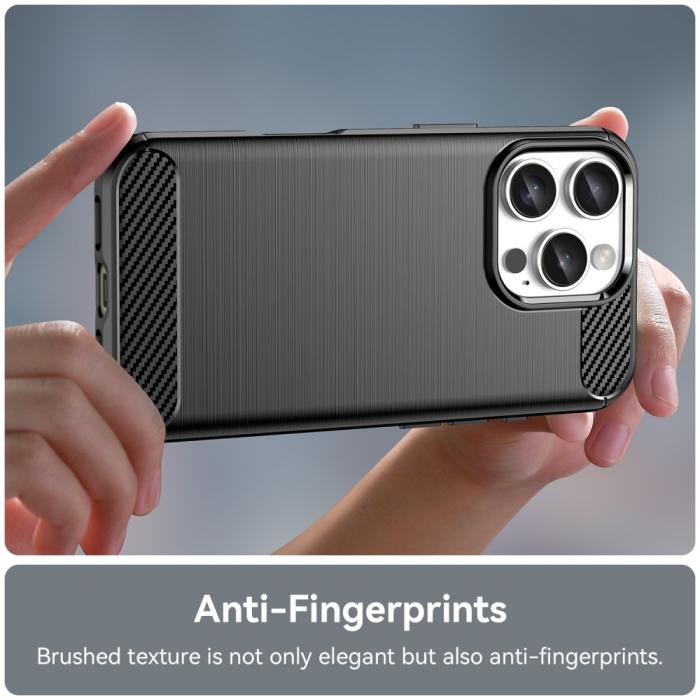 Bild 5,  iPhone 16 Pro Skal Kolfiber Textur Svart