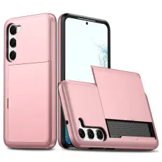  Samsung Galaxy S23 Skal Med Korth&aring;llare Ros&eacute;guld