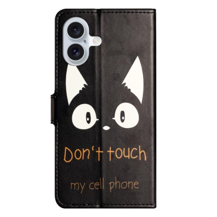 Bild 5,  iPhone 16 Plus Fodral Med Tryck Dont Touch Katt