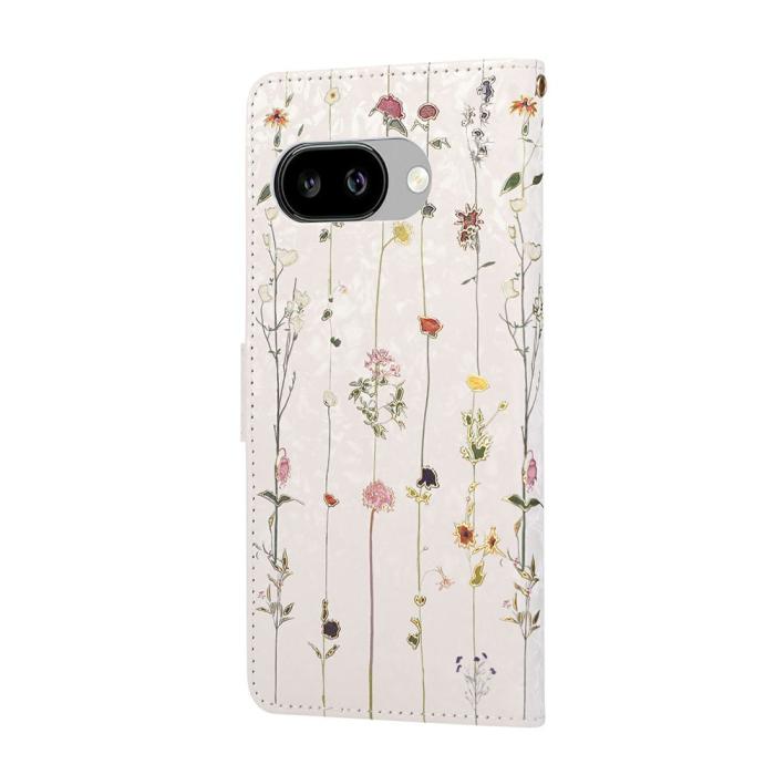 Bild 6,  Google Pixel 10a Fodral RFID Läder Små Blommor