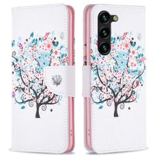  Galaxy S25 Plus / S24 Plus Fodral Med Tryck Blommigt Tr&auml;d