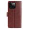  iPhone 15 Plus Fodral Crazy Horse Läder Brun