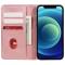  iPhone 15 Plus Fodral Flip Läder Roséguld