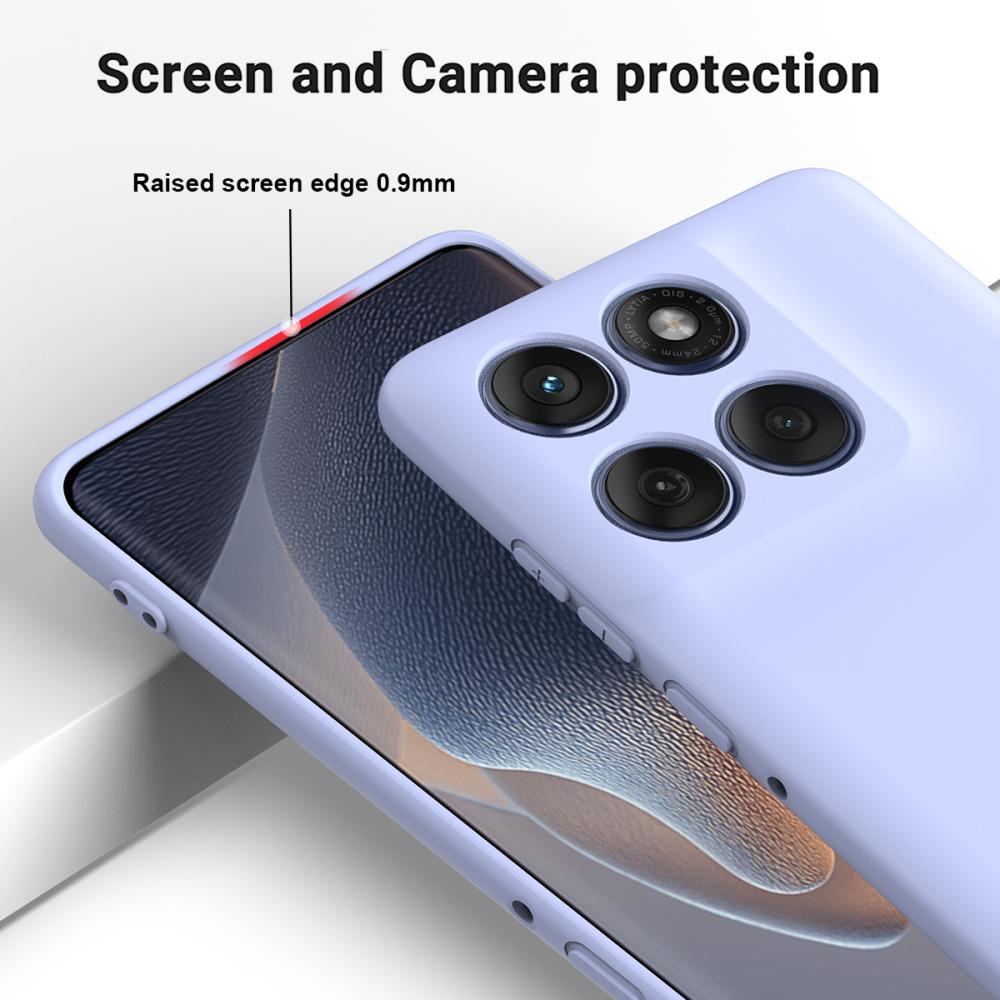  Motorola Edge 70 Skal Liquid Silikon Lila