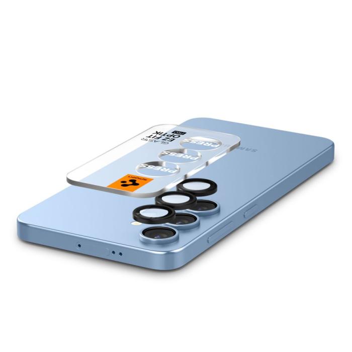 Bild 5, Spigen Spigen Galaxy S25 2-PACK Linsskydd Optik GLAS.tR 