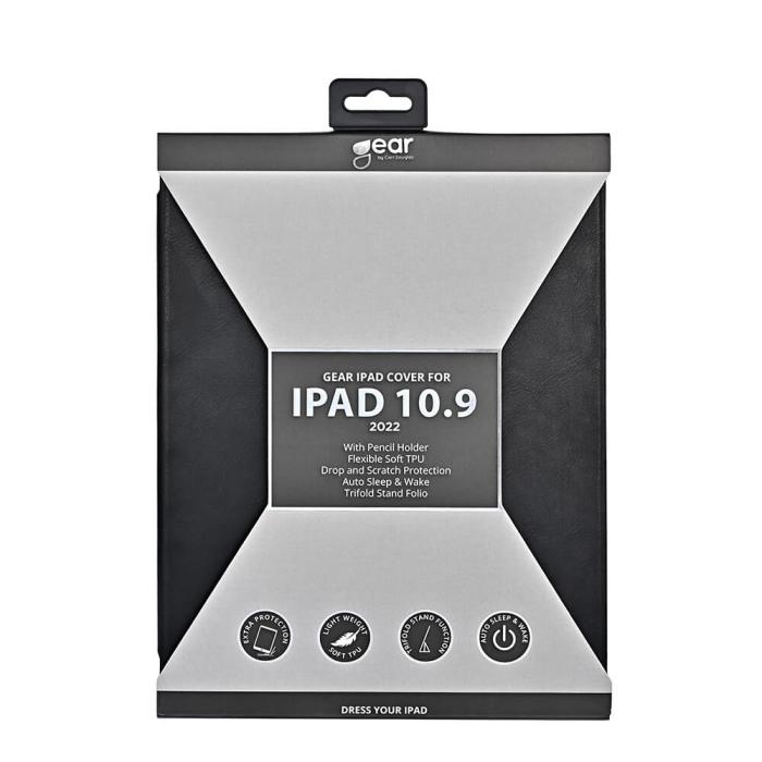 Bild 2, Gear GEAR iPad 11 2025 / 10.9 2022 Fodral Pennhållare Svart
