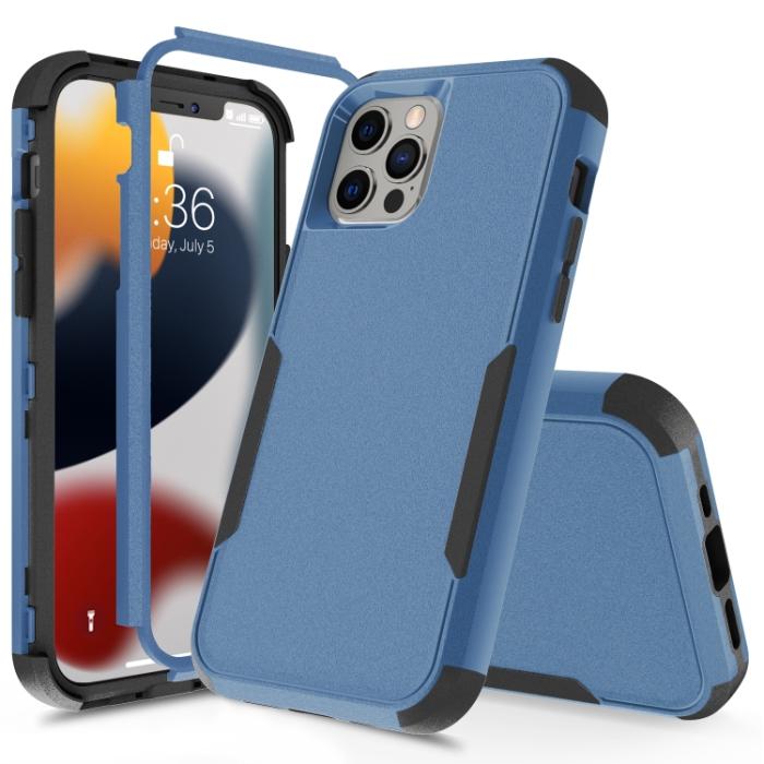 Bild 2,  iPhone 14 Pro Max Skal Shockproof Hybrid Blå/Svart