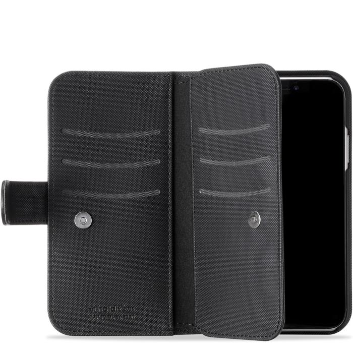 Bild 4, holdit holdit iPhone 11 / XR - Flerfack 2in1 Magnet Fodral / Skal - Svart