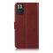  Xiaomi Redmi Note 10 Pro - Owl Dream Catcher Läder Fodral - Brun