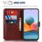  Xiaomi Redmi Note 10 Pro - Owl Dream Catcher Läder Fodral - Brun