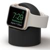  Apple Watch Silikon Stativ Svart
