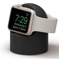  Apple Watch Silikon Stativ Svart