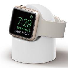  Apple Watch Silikon Stativ Vit