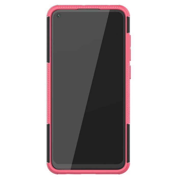 Bild 5,  Xiaomi Redmi Note 9 - Ultimata Stöttåliga Skalet med Stöd - Rosa