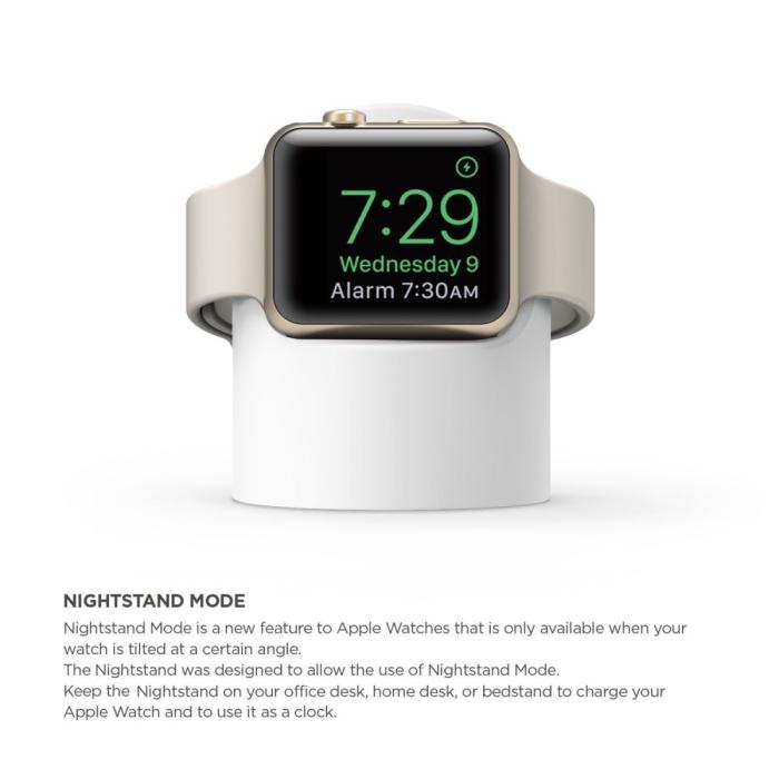 Bild 2,  Apple Watch Silikon Stativ Vit