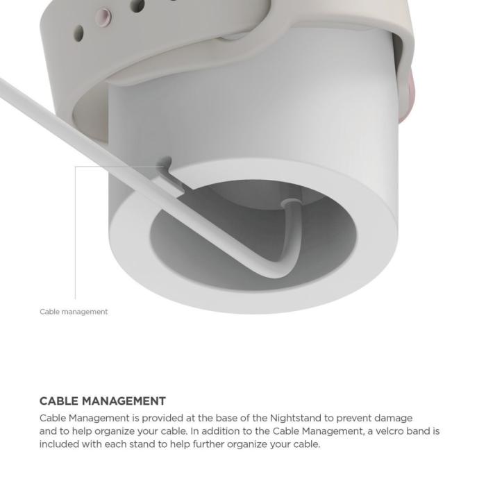 Bild 3,  Apple Watch Silikon Stativ Vit