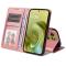  Motorola Moto G86 Power / G86 5G Fodral Läder Roséguld