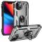  iPhone 14 Plus Skal Shockproof Ring Silver