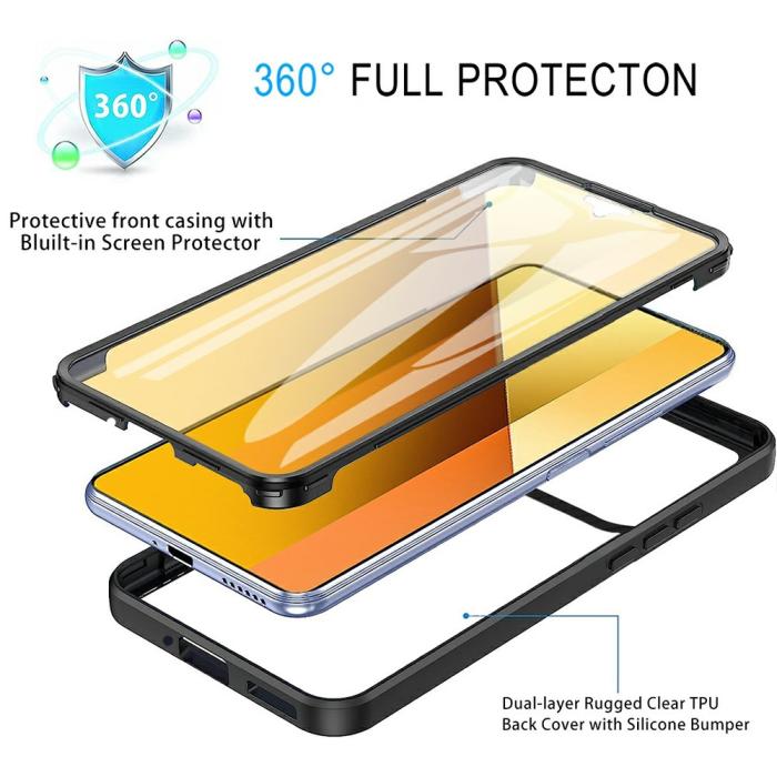 Bild 2,  Xiaomi 15 Skal 360° Hybrid Defense Svart