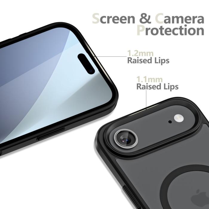 Bild 3, Tech-Protect Tech-Protect iPhone Air Skal MagSafe MagMat Matt Svart