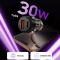 Tech-Protect Tech-Protect 30W PD QC Billaddare USB-C / USB-A Svart