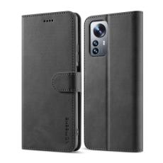 LC.IMEEKE LC.IMEEKE Xiaomi 12 Fodral L&auml;der Svart