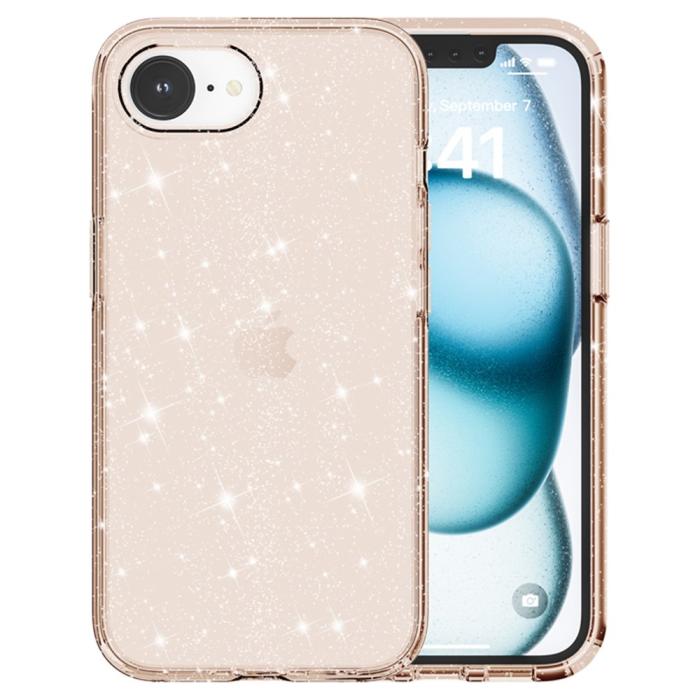 Bild 2,  iPhone 17e / 16e Skal Glitter Shockproof Guld