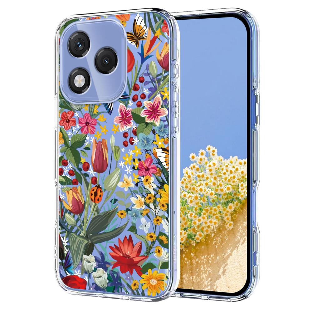  Honor 400 Lite Skal Med Tryck Blommor