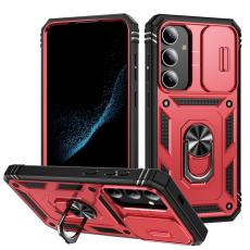  Galaxy S24 Plus Skal CamShield Ring Hybrid Armor R&ouml;d/Svart