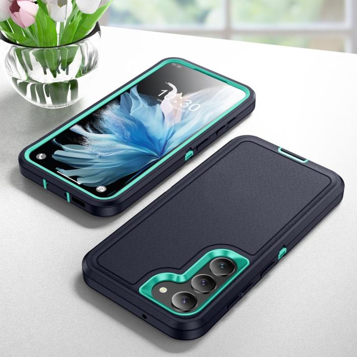 Bild 6,  Galaxy S25 Plus / S24 Plus Skal Xtreme Shockproof Svart/Cyan
