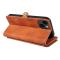  iPhone 15 Plus Fodral RFID Multifunktionell Flerkort Brun