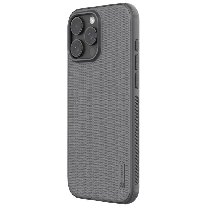 Bild 2, NILLKIN NILLKIN iPhone 16 Pro Max Skal Frosted Shield Pro Grå