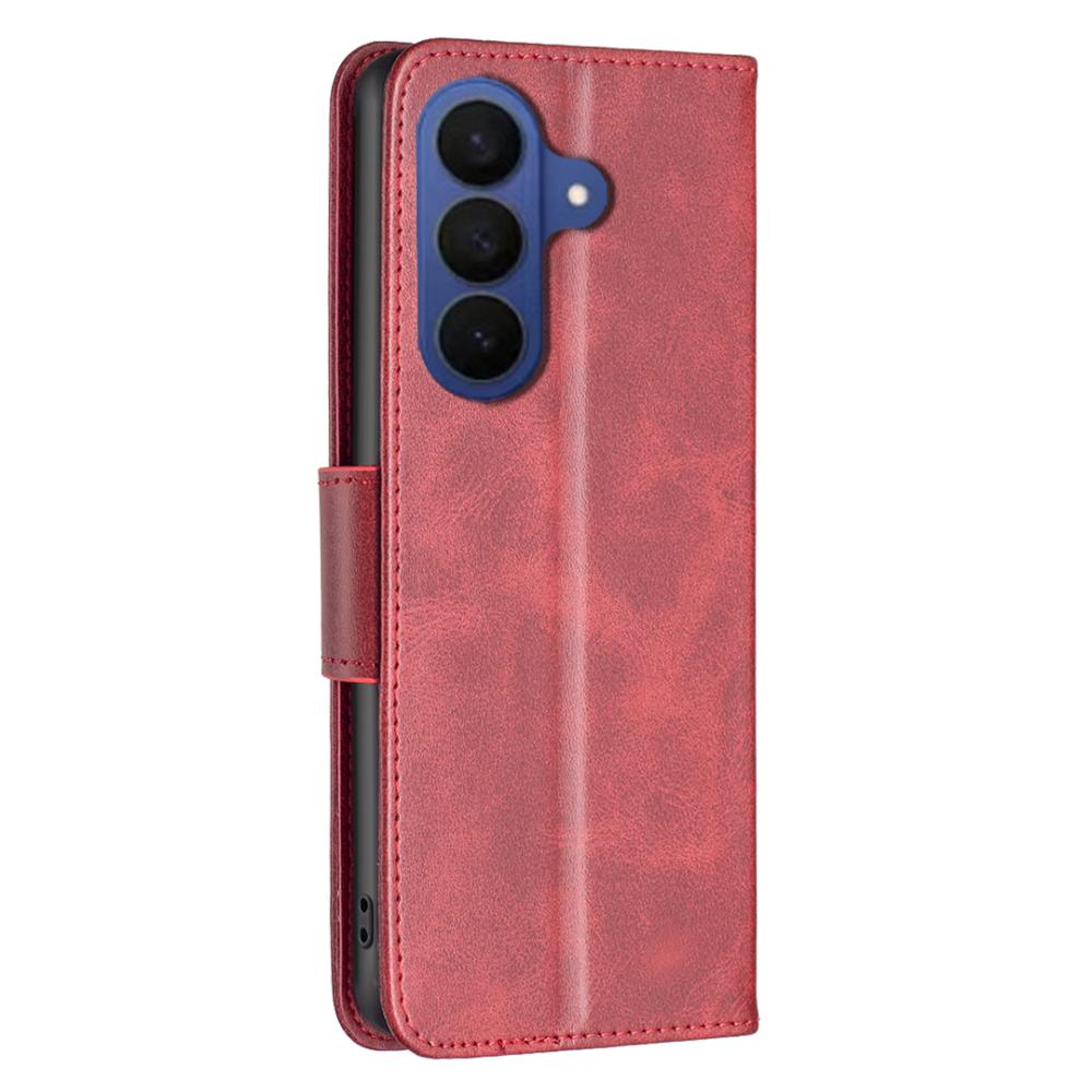 Samsung Galaxy S26 Fodral Läder Röd