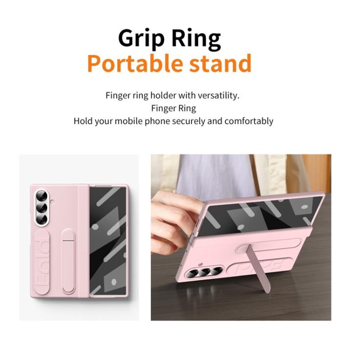 Bild 6,  Samsung Galaxy Z Fold 7 Skal Kickstand Rosa