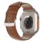 ColorPop Äkta Läder Armband Apple Watch 42/41/40/38 mm Brun