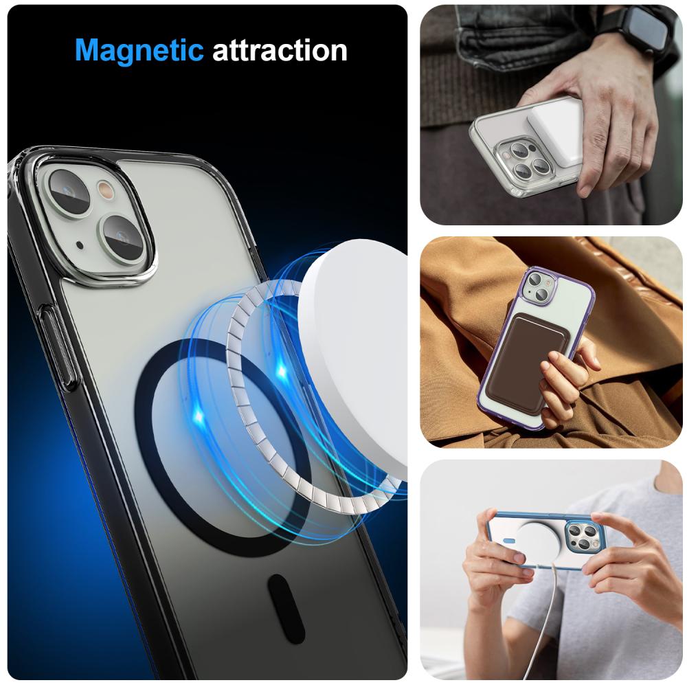 ColorPop ColorPop iPhone 15 Plus Skal CH MagSafe Transparent/Titanium
