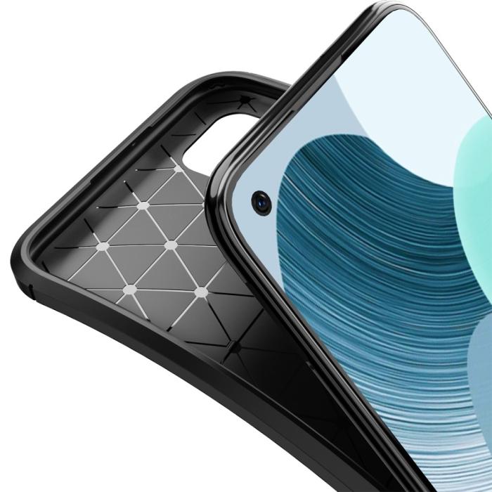 Bild 3,  Huawei P40 Lite - Kolfiber Textur Skal - Svart