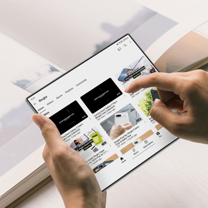 Bild 6, Ringke Ringke Samsung Galaxy Z Fold 7 2-PACK Skärmskydd DualEasy