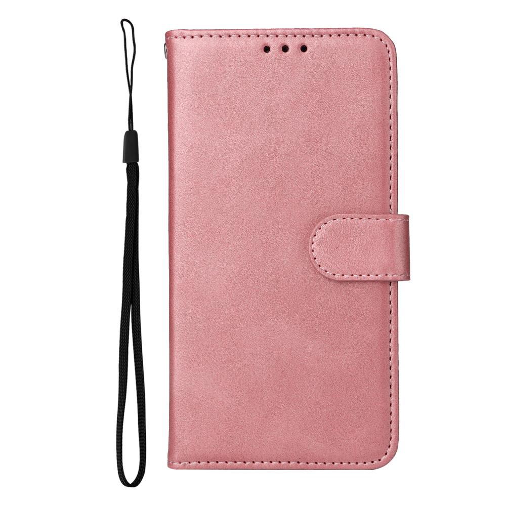  Motorola Moto G86 Power / G86 5G Fodral Läder Roséguld