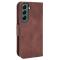  Samsung Galaxy S22 Plus Fodral Avtagbart Kortfodral Brun